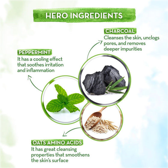 charcoal body wash ingredients