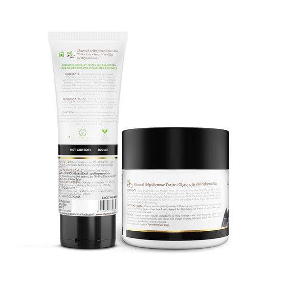 Charcoal Oil Control Combo - 100 ml + 100 g