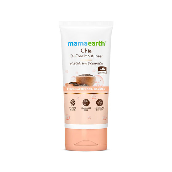 Chia Oil-Free Moisturizer with Chia Seed & Ceramides for Hydrated Glow - 80 g