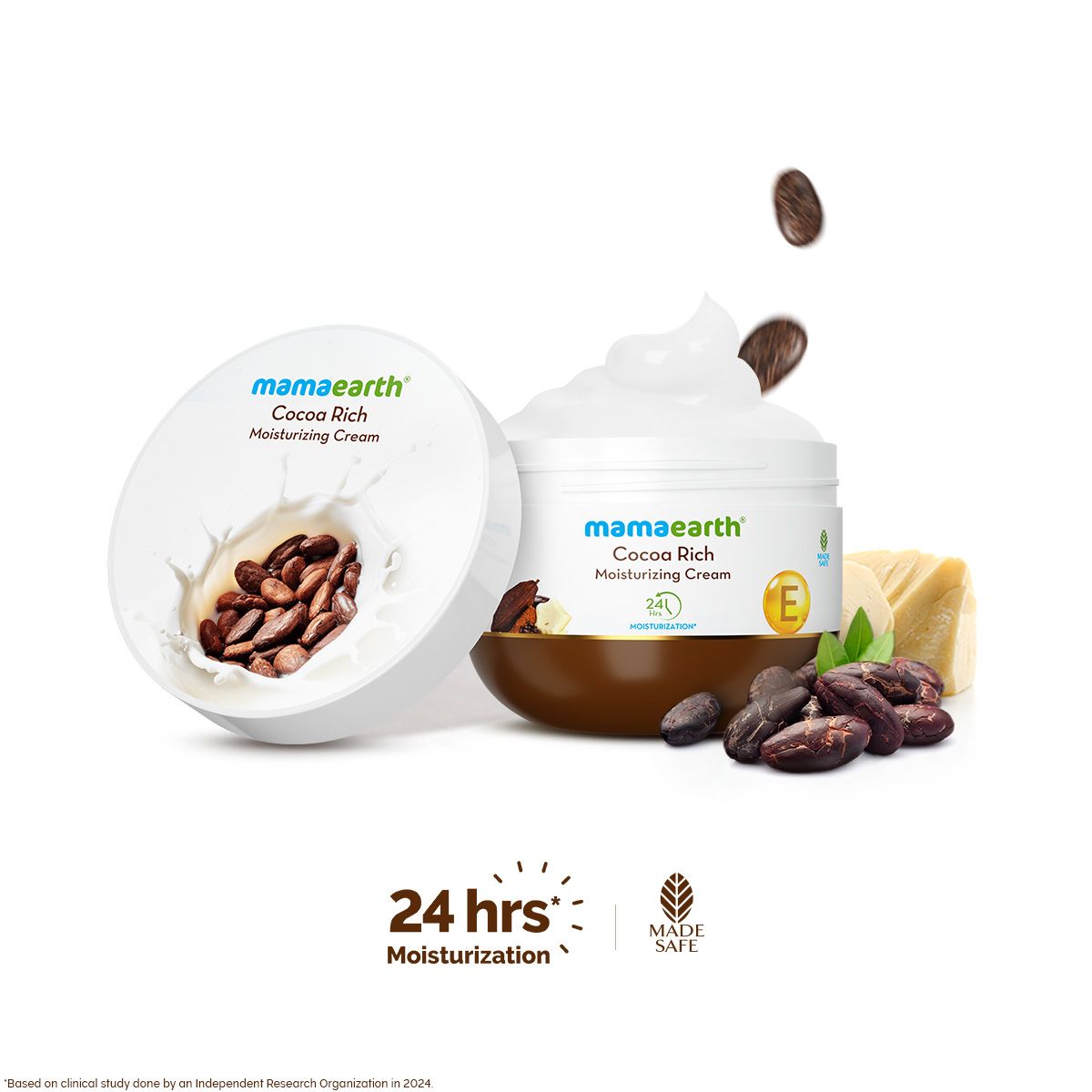 Cocoa Rich Moisturizing Cream with Cocoa Butter & Vitamin E for Deep Nourishment - 200 g