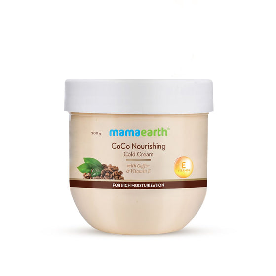 CoCo Nourishing Cold Cream With Coffee and Vitamin E For Rich Moisturization - 200 g