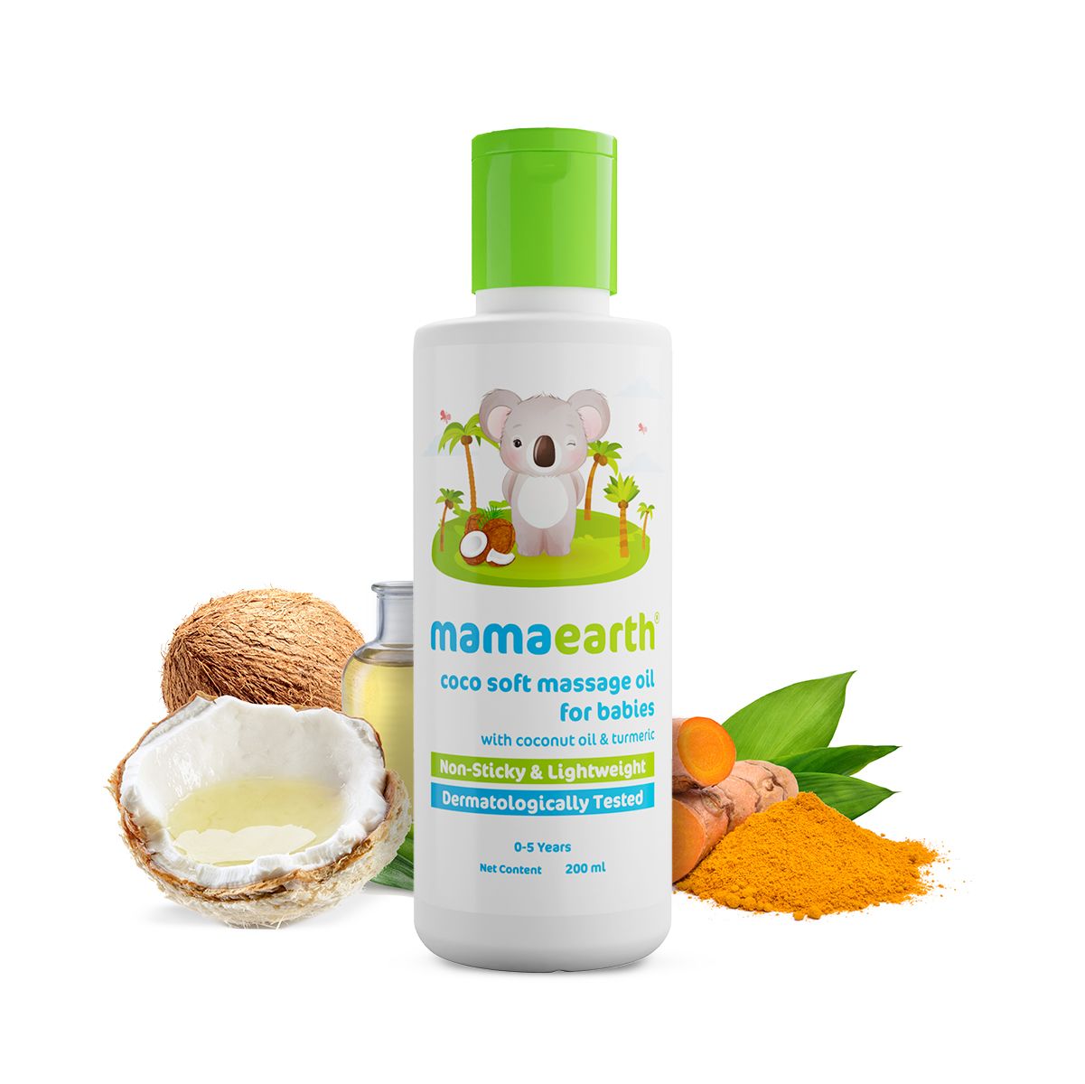Coco Soft Massage Oil with Coconut & Turmeric | Mamaearth
