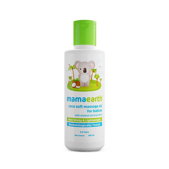 Coco Soft Massage Oil with Coconut & Turmeric Oil for Babies - 200 ml