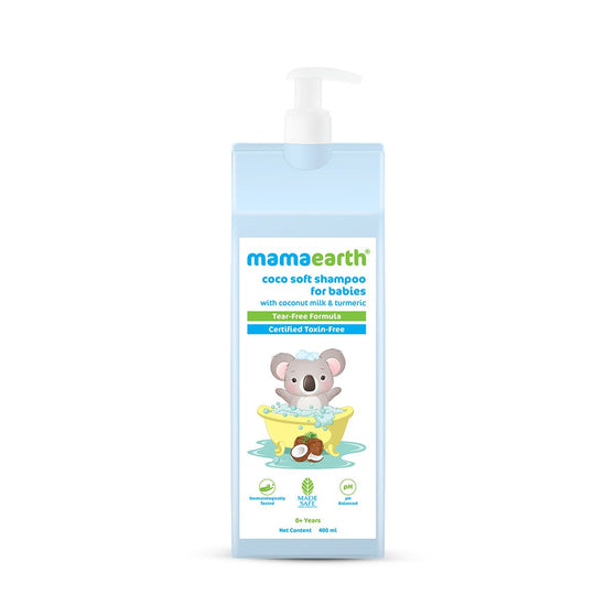 Coco Soft Shampoo with Coconut Milk & Turmeric for Gentle Cleansing - 400 ml