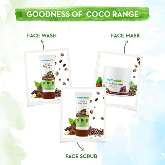 CoCo Bamboo Sheet Mask with Coffee and Cocoa for Skin Awakening - 25 g