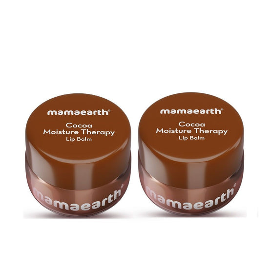 Cocoa Moisture Therapy Lip Balm with Cocoa Butter & Coffee for Dry & Chapped Lips 15 g (Pack of 2)