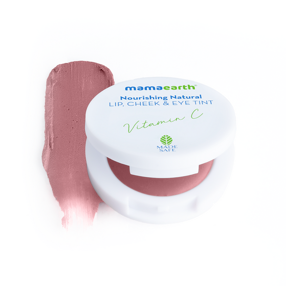 Nourishing Natural Lip Cheek & Eye Tint with Vitamin C & Cocoa - Coco Nude - 4 g