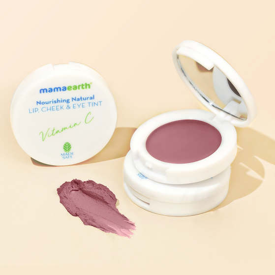 Nourishing Natural Lip Cheek & Eye Tint with Vitamin C & Cocoa - Coco Nude - 4 g
