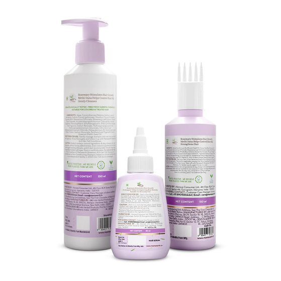Rosemary Hair Strengthening Combo - 250ml + 150ml + 50ml