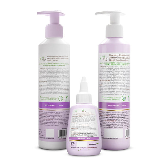 Rosemary Hair Growth Boosting Combo - 250ml + 250ml + 50ml