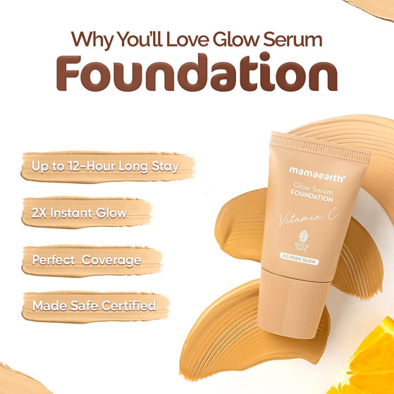 Glow Serum Foundation Mini Tube - Nude Glow - 18ml