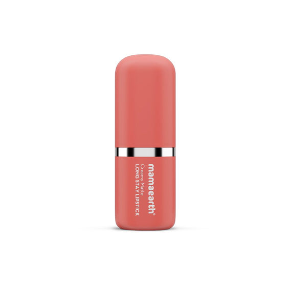 Creamy Matte Long Stay Lipstick with Murumuru Butter and Vitamin E  - 4.2g | Coral Bloom