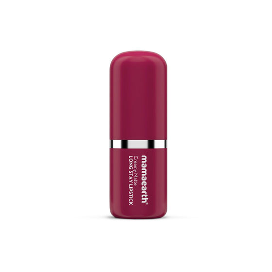 Creamy Matte Long Stay Lipstick with Murumuru Butter and Vitamin E - 4.2g | Cranberry Crush