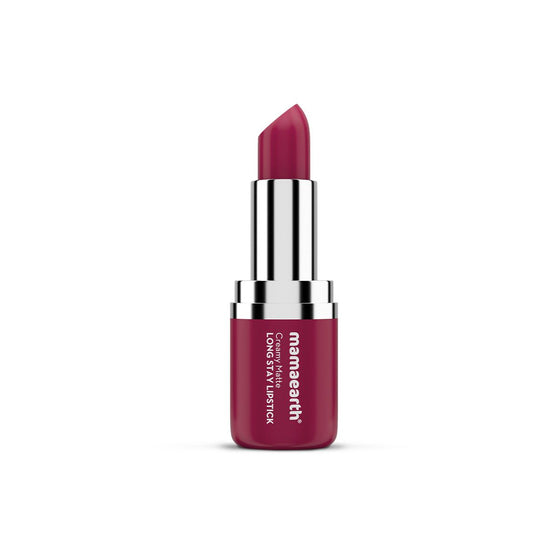 Creamy Matte Long Stay Lipstick with Murumuru Butter and Vitamin E - 4.2g | Cranberry Crush