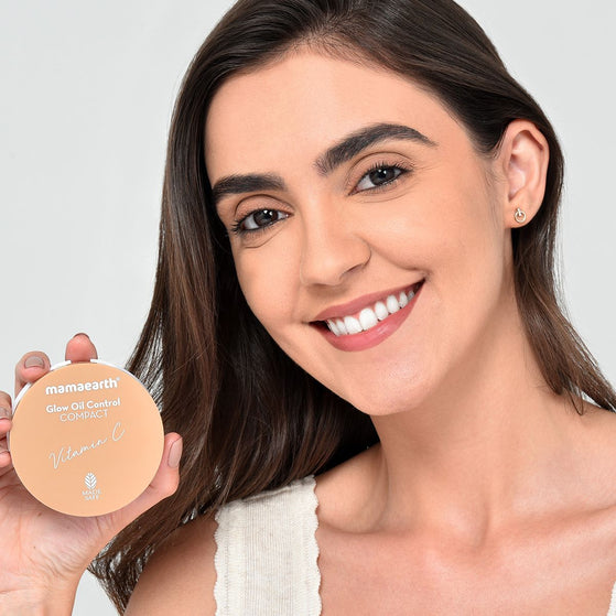 Glow Oil Control Compact With SPF 30 - 9g | Creme Glow