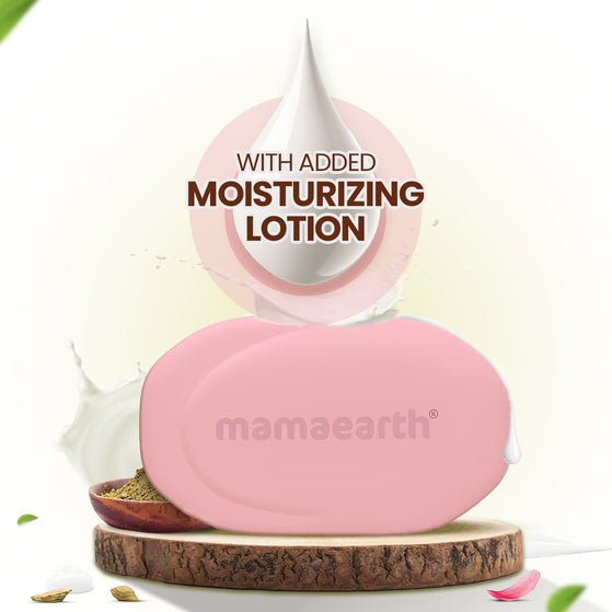 Multani Mitti Moisturizing Lotion Soap (3 + 1 Free) (125g x 4)