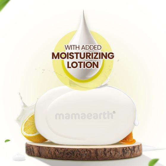 Vitamin C Moisturizing Lotion Soap with Vitamin C & Honey for Skin Illumination (Pack Of 4) - 125 g X 4