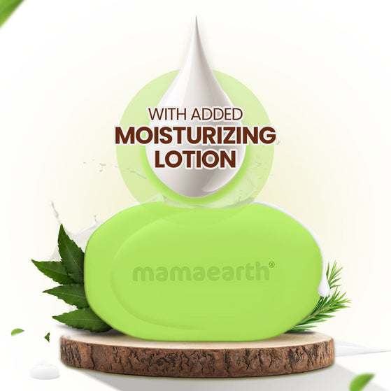 Neem Moisturizing Lotion Soap with Neem & Tea Tree for Skin Purification -125 g