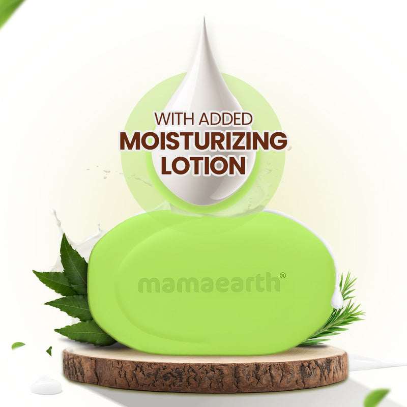 Neem Moisturizing Lotion Soap with Neem & Tea Tree for Skin Purification -125 g