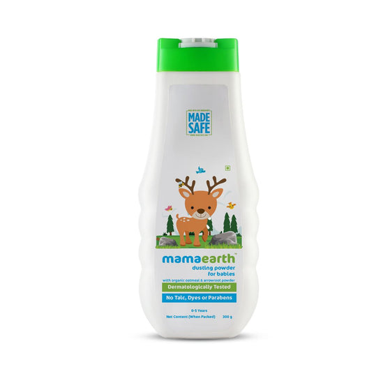 Dusting Powder with Organic Oatmeal and Arrowroot Powder for Babies - 300g
