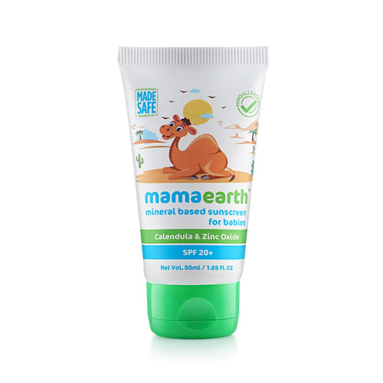 Mineral Based Baby Sunscreen SPF 20+ tube front view