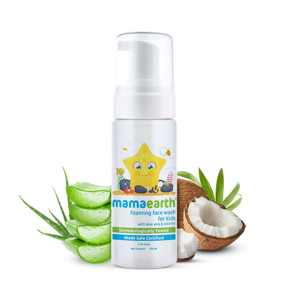 Foaming face wash for kids