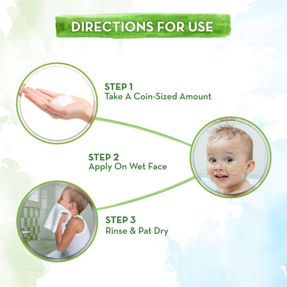 Deeply Cleanses Foaming Face Wash For Kids