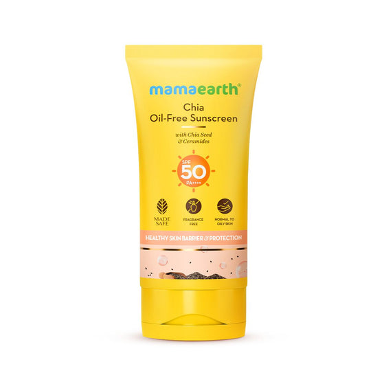 Chia Oil-Free Sunscreen SPF 50 tube front view