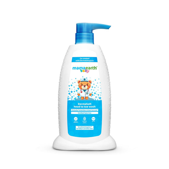 Baby DermaSoft Head to Toe Wash for Baby's Sensitive Skin - 250 ml