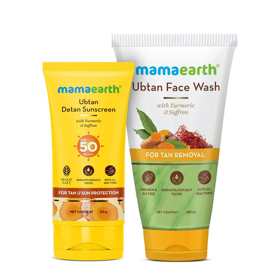 Ubtan Cleanse & Sun-Shield Combo - 150ml + 50gm