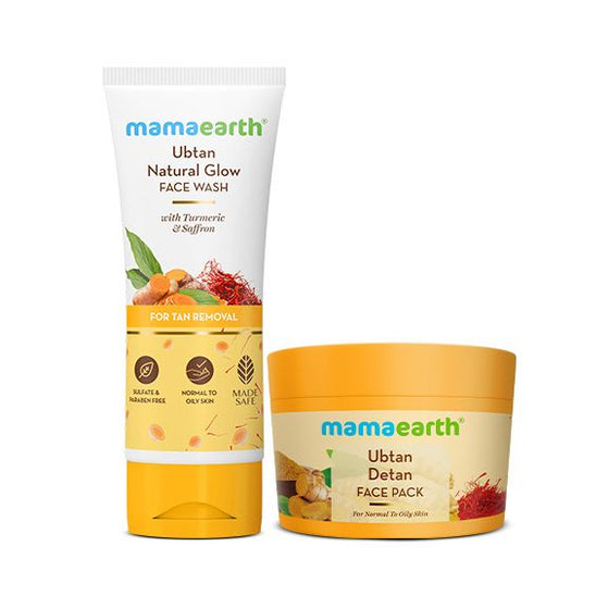 Mamaearth Ubtan Natural Glow Reviving Duo