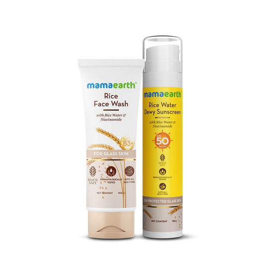 Rice Water Cleanse & Protect Combo - 100ml + 50g