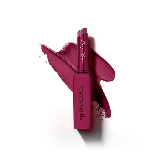 Luxe Matte Long Stay Lipstick with Passion Fruit Oil & Vitamin E -2g | Deep Plum