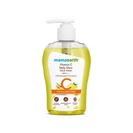 Mamaearth vitamin C face wash 250ml front
