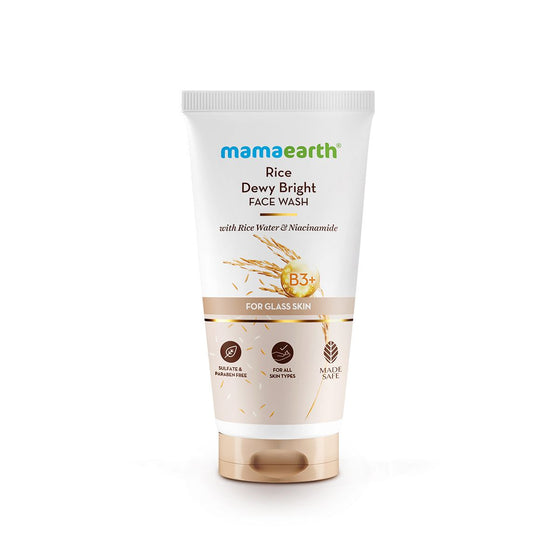 Rice Dewy Bright Face Wash With Rice Water & Niacinamide for Glass Skin - 50 ml