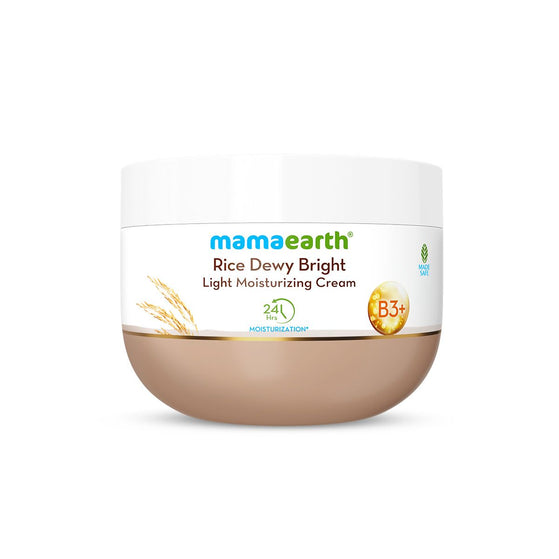 Rice Dewy Bright Moisturizer with Rice Water & Niacinamide for Glass Skin Glow - 200 g