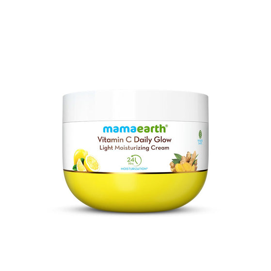 Vitamin C Daily Glow Light Moisturizer with Turmeric & Vitamin C for Skin Brightening - 200 g