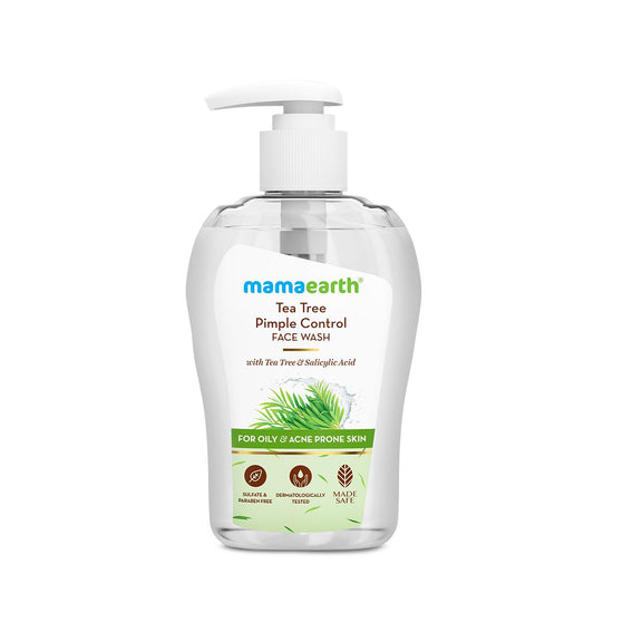 Tea Tree Pimple Control Face Wash with Tea Tree & Salicylic for Oily & Acne-Prone Skin - 250ml