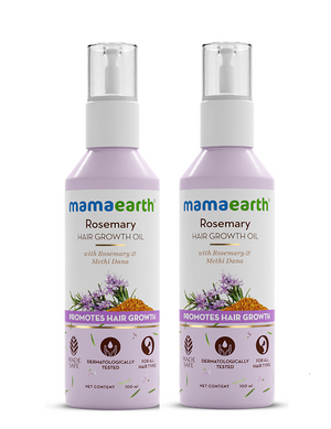 Rosemary Hair Growth Oil with Rosemary & Methi Dana for Promoting Hair Growth - 100ml (Pack of 2)