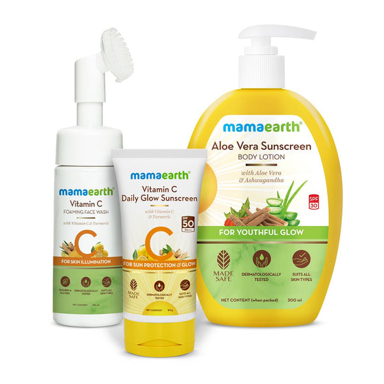 Cleanse, Protect & Glow Combo