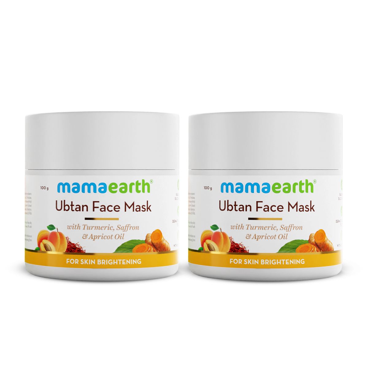 Ubtan Face Mask with Saffron and Turmeric for Skin Brightening and Tan ...