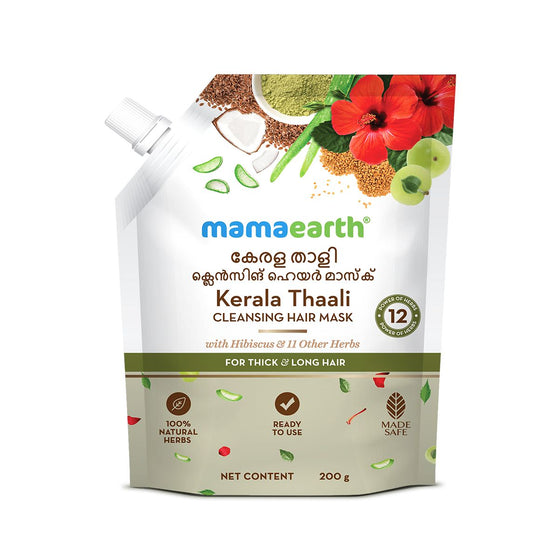 Kerala Thaali Pre-Shampoo Hair Mask with Power of 12 Herbs for Thick & Long Hair - 200 g