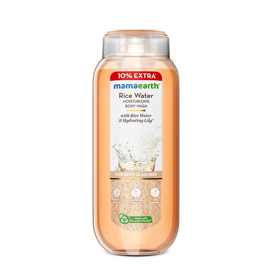 Rice Water Moisturizing Body Wash with Rice Water & Hydrating Lily for Dewy Glass Skin - 250 ml + 25 ml