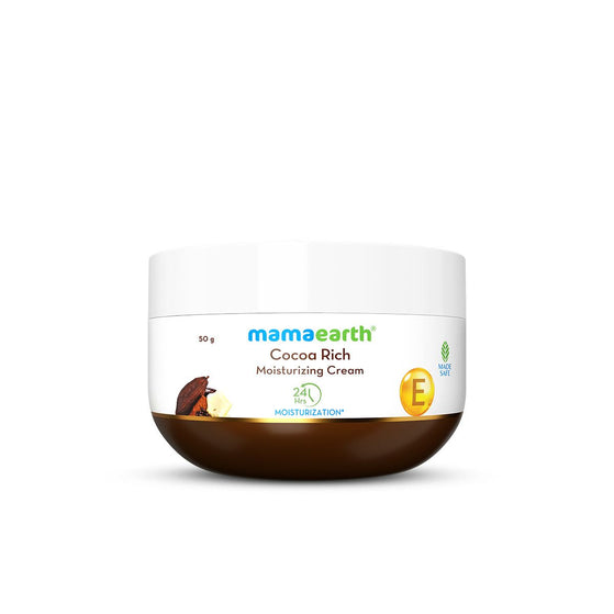 Cocoa Rich Moisturizing Cream with Cocoa Butter & Vitamin E for Deep Nourishment - 50 g