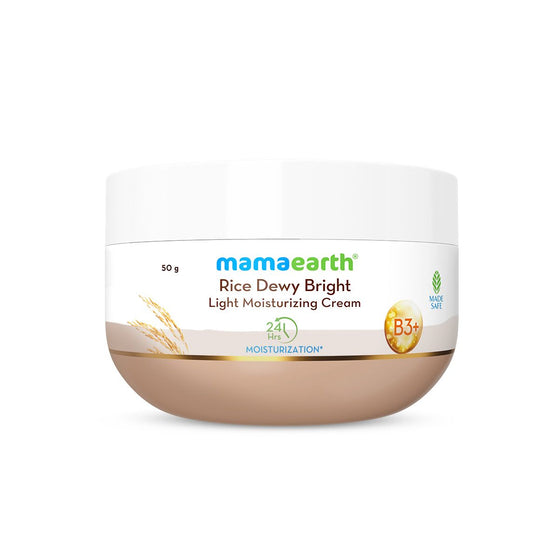 Rice Dewy Bright Light Moisturizing Cream with Rice Water & Niacinamide for Glass-Skin - 50 g