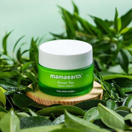 green tea anti ageing night cream