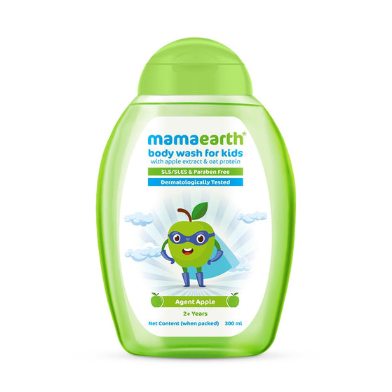 Agent Apple Body Wash for Kids with Apple and Oat Protein - 300 ml