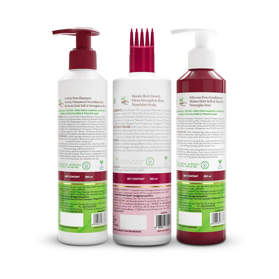 Hair Fall Reduction Combo - 250ml + 250ml + 250ml