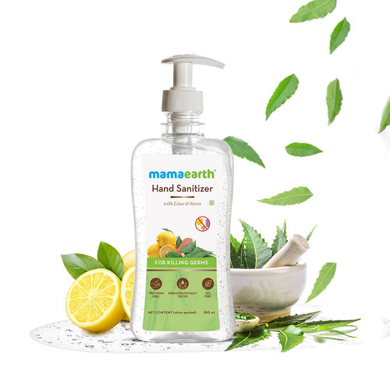 Hand Sanitizer with Lime and Neem for Killing Germs – 250 ml