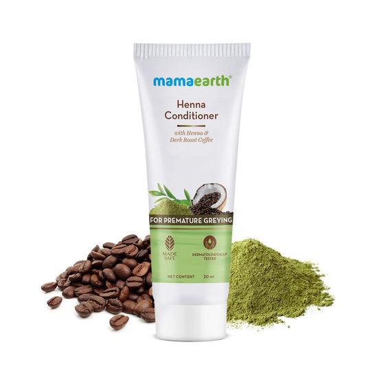Henna Conditioner with Henna and Deep Roast Coffee for Premature Greying – 20 ml